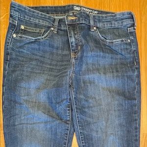 Gap straight cuff jeans